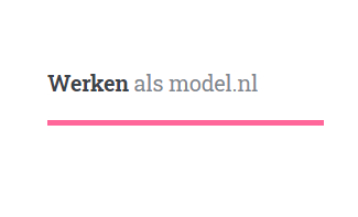 https://www.werkenalsmodel.nl/
